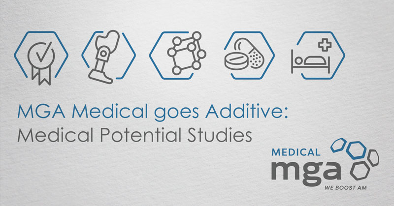 MGA Medical goes Additive: Medical Potential Studies